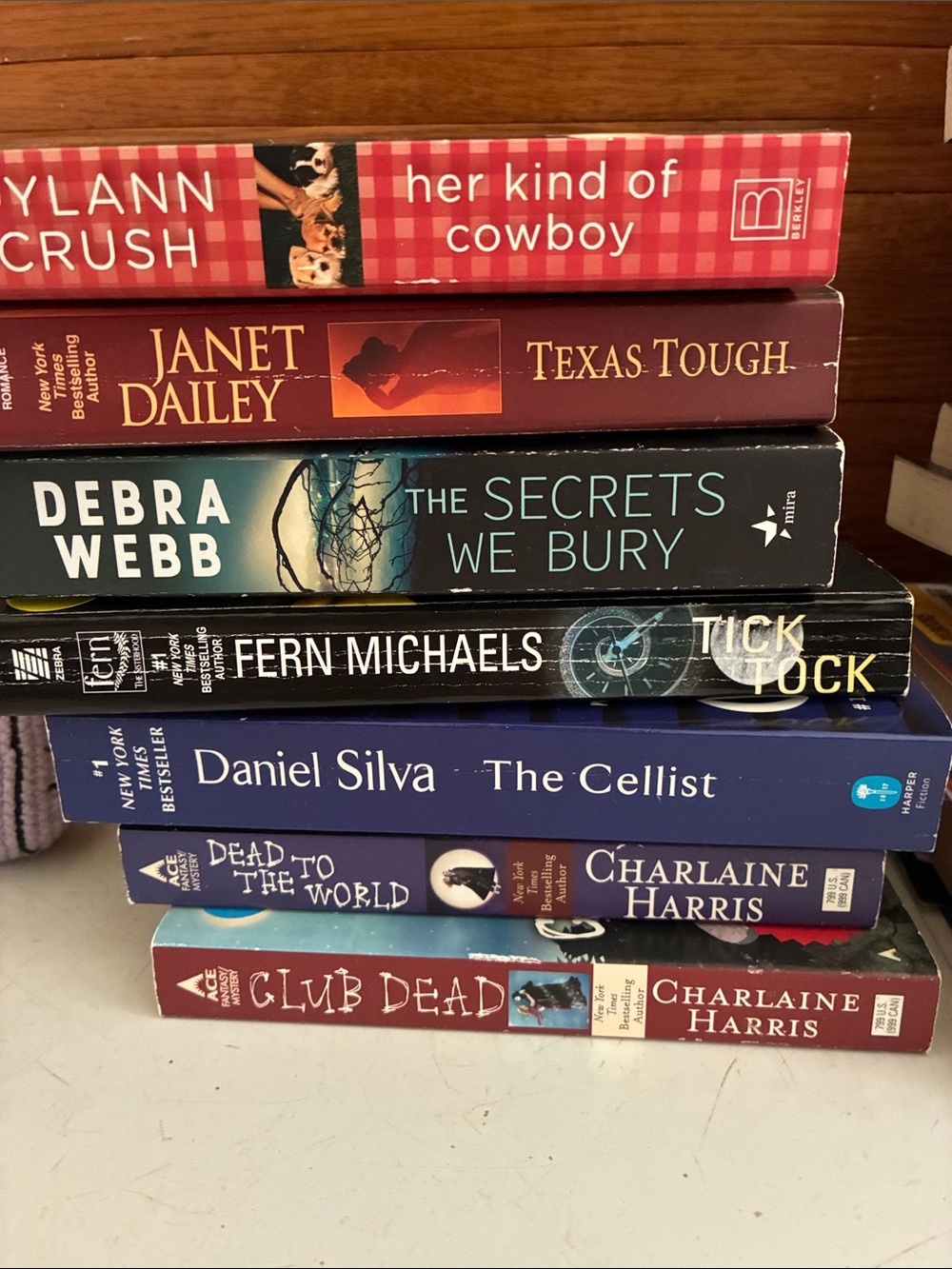 Assorted Paperback Novels total of 5